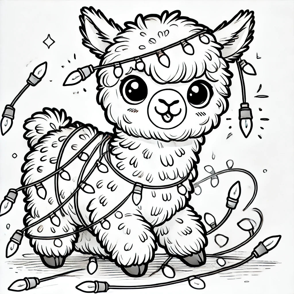 Alpaca My Crayons: An Alpaca Coloring Christmas