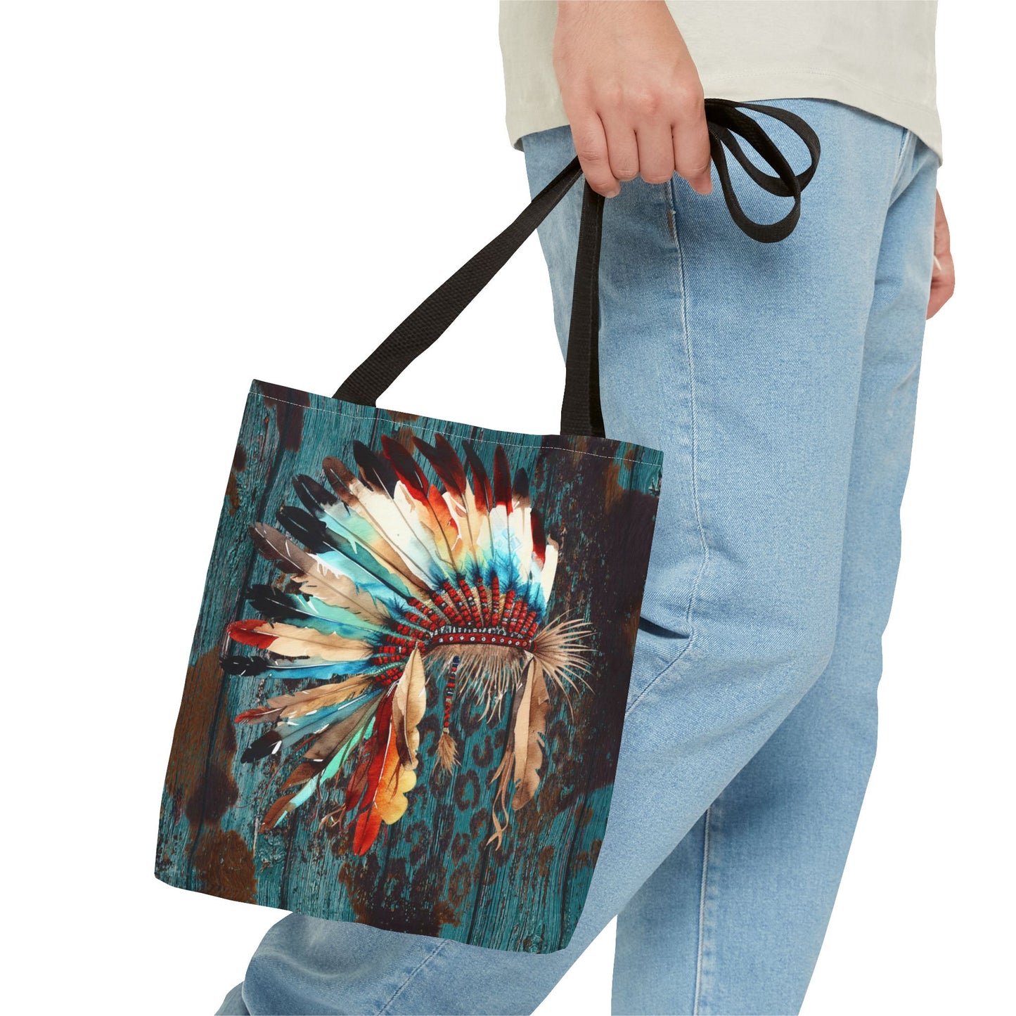 Native Head Dress Tote Bag (AOP)