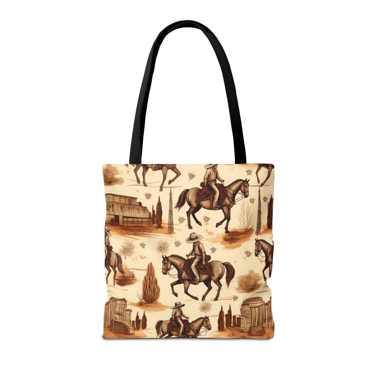 Vintage Cowboy Tote Bag (AOP)