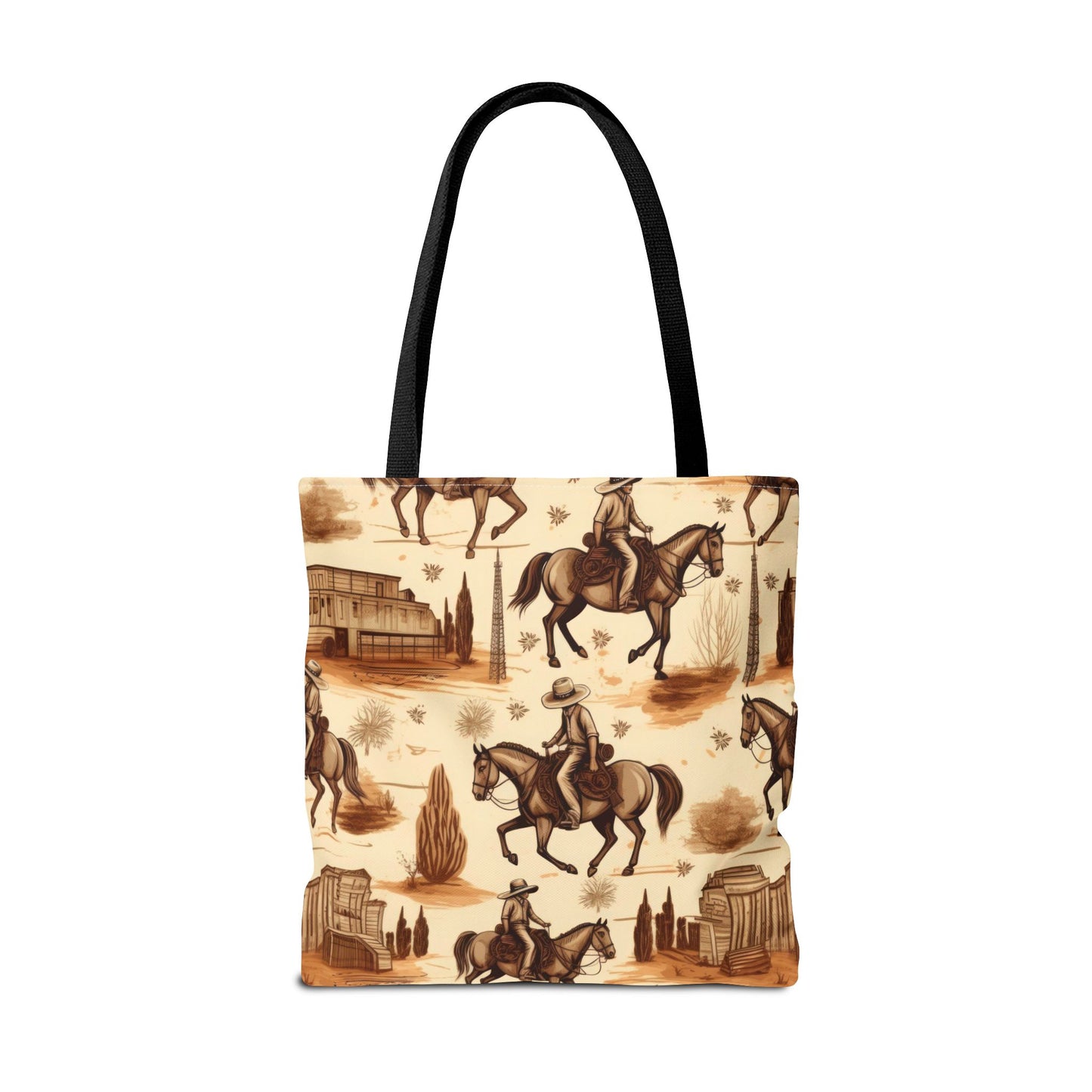 Vintage Cowboy Tote Bag (AOP)