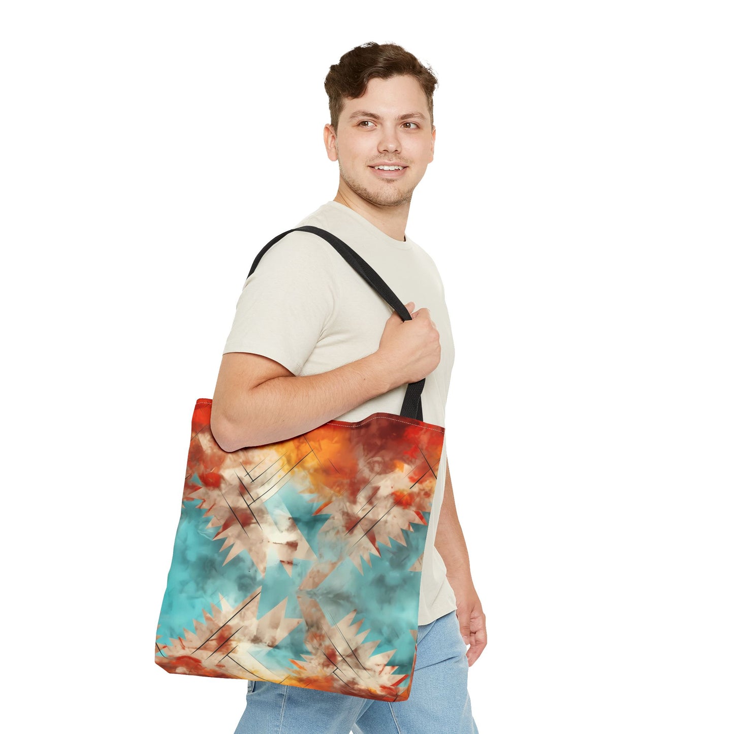 Aztec Watercolor Tote Bag (AOP)