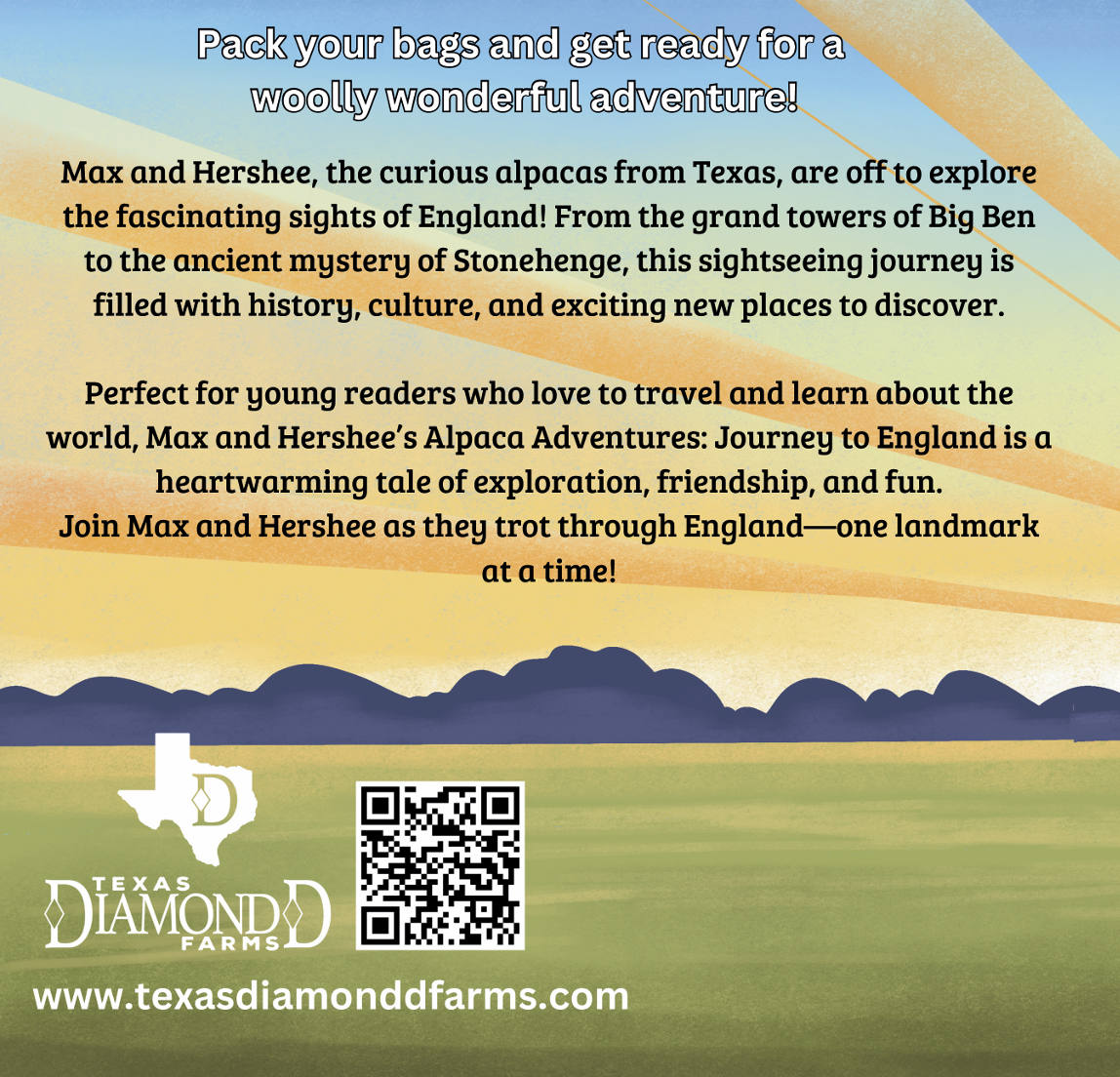Max and Hershee's Alpaca Adventures: Journey to England