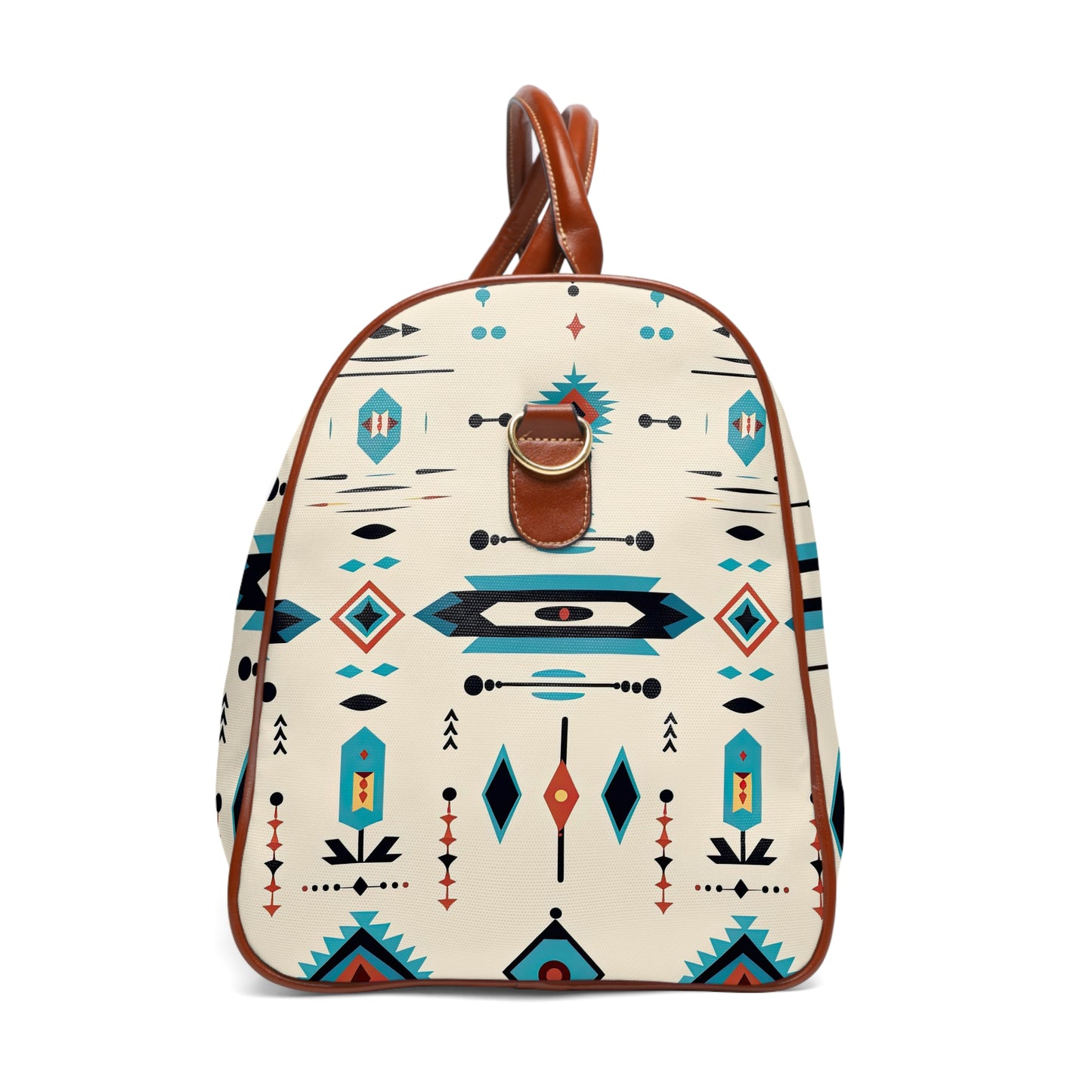 Elevate your travel experience and embrace the spirit of exploration with our Native Design Travel Bag.