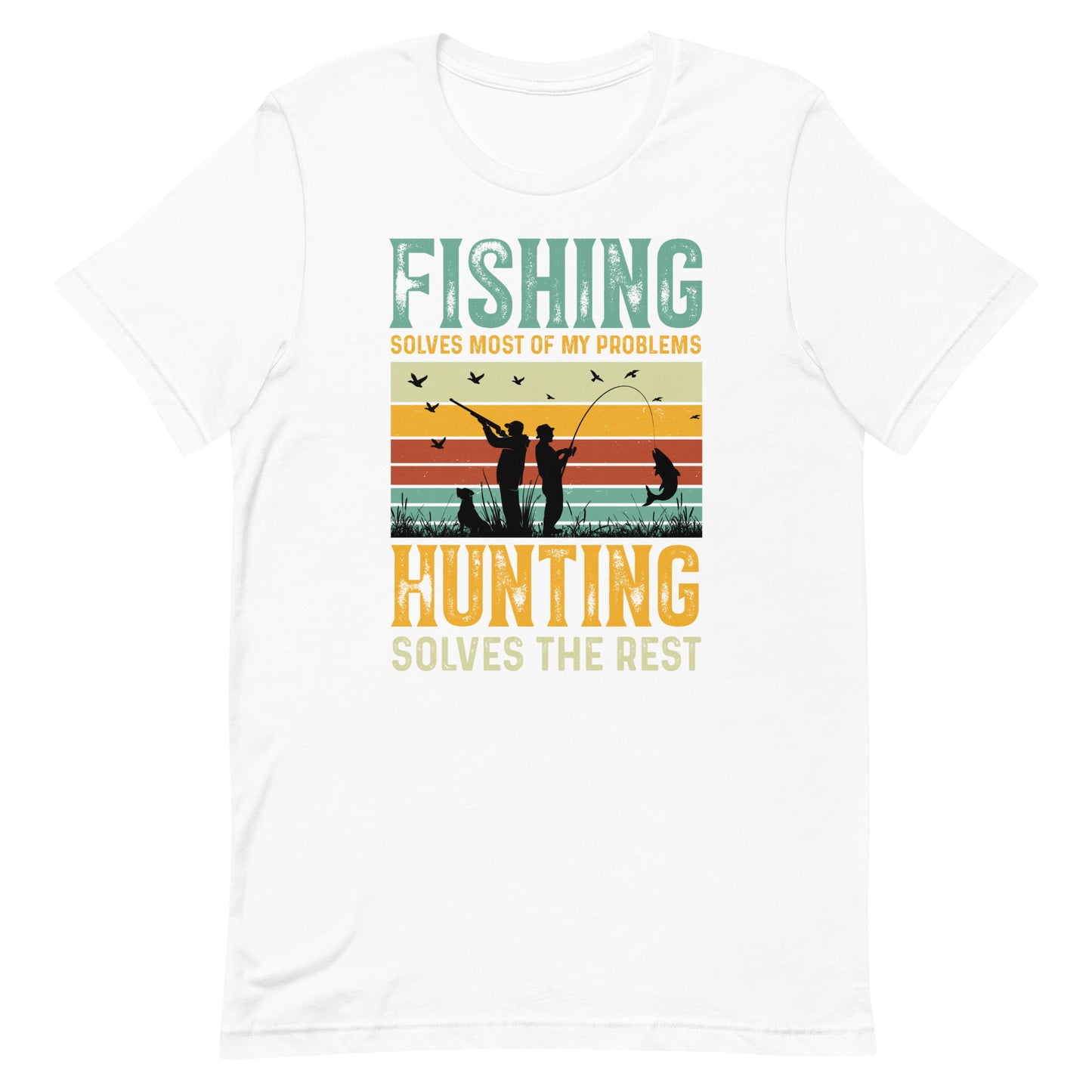 Fishing Solves Most Problems t-shirt