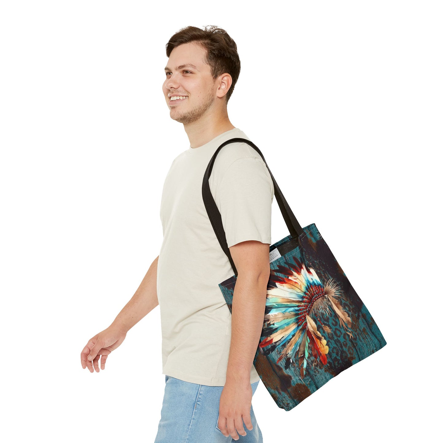 Native Head Dress Tote Bag (AOP)