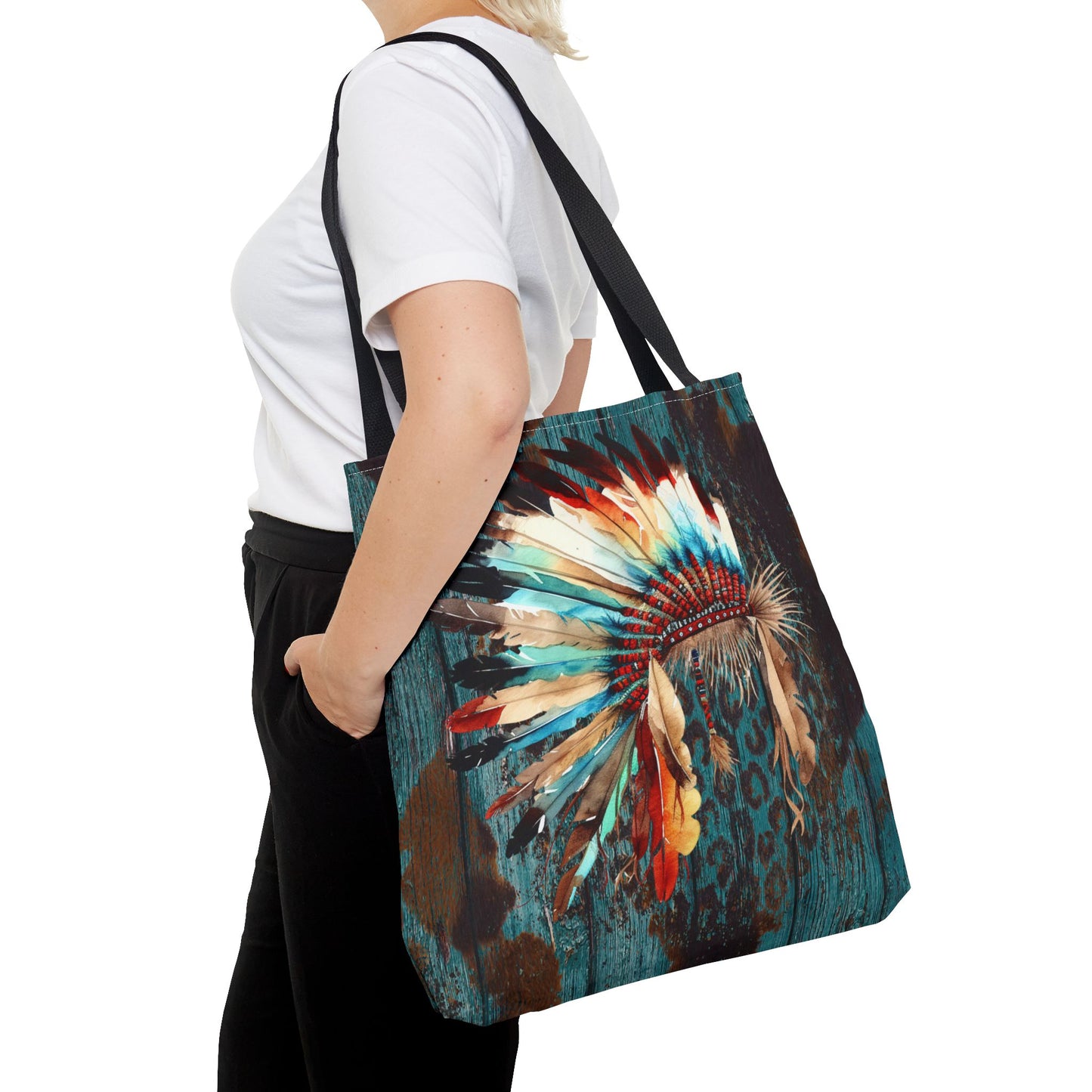 Native Head Dress Tote Bag (AOP)