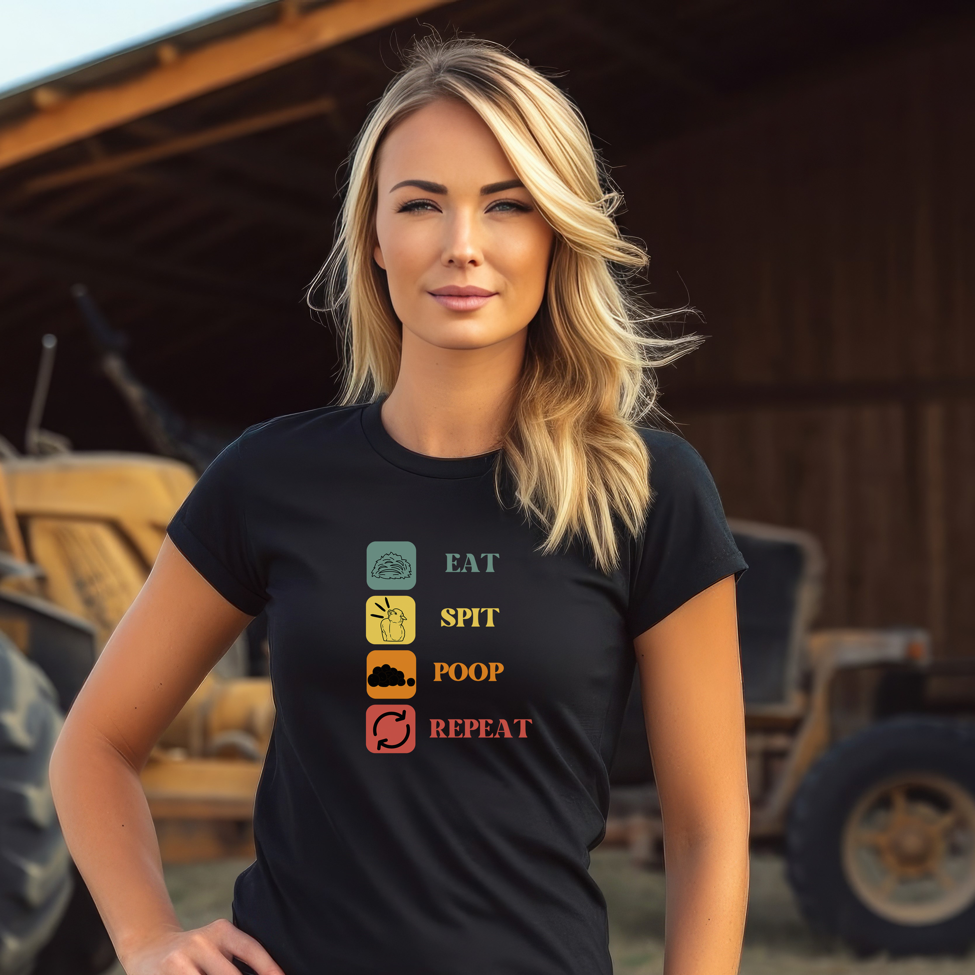 Eat Spit Poop Repeat t-shirt – TexasDiamondDFarms