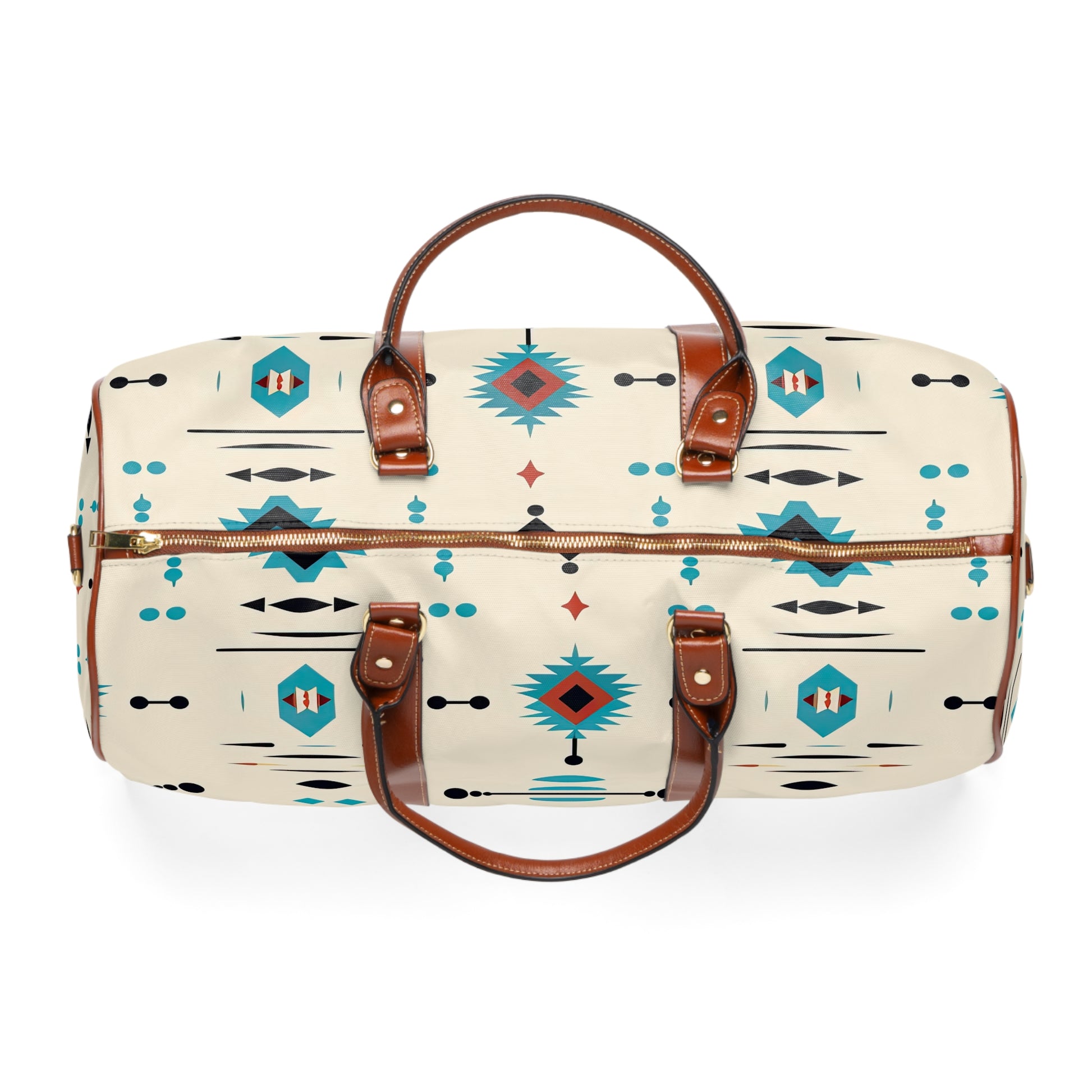 Elevate your travel experience and embrace the spirit of exploration with our Native Design Travel Bag. 