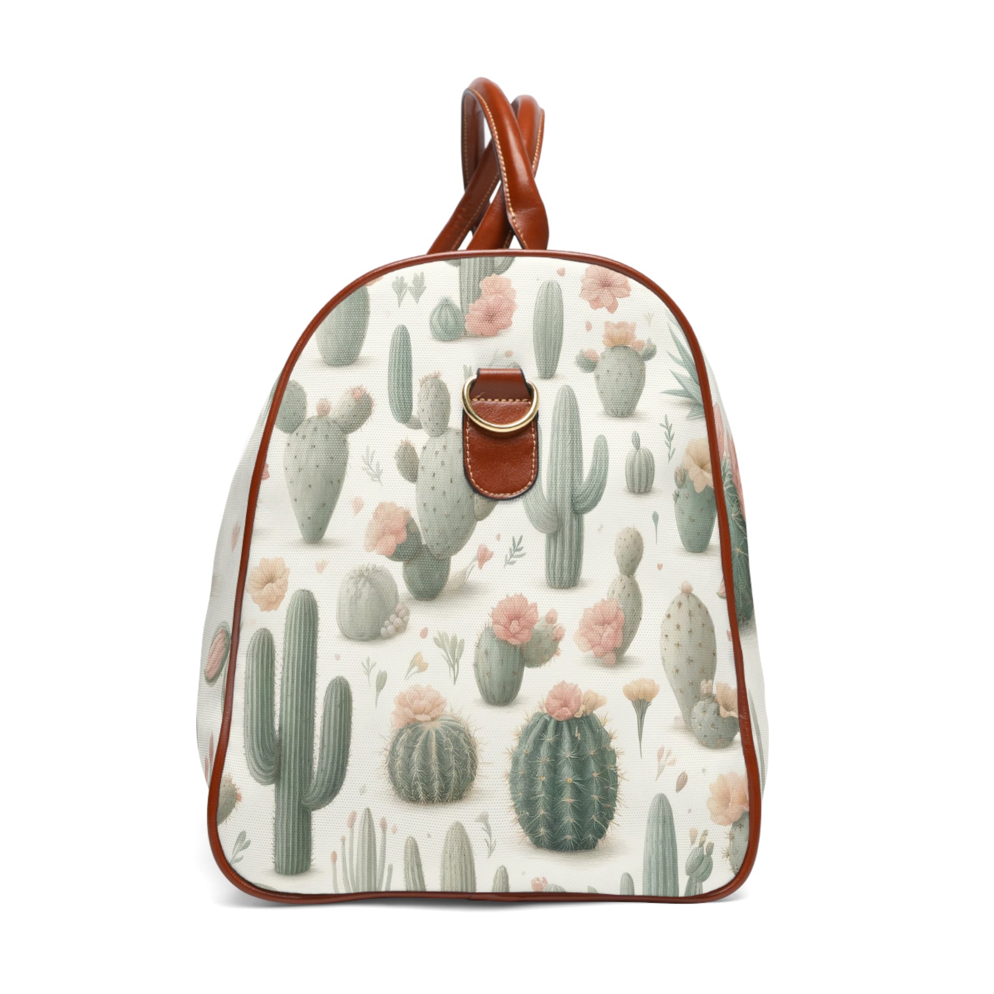 Elevate your travel style with the Pastel Cactus Travel Bag from Texas Diamond D Farms. 