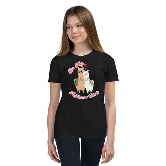 Be My Alpaca-tine youth shirt